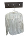L'agence Size XS Cream Silk Long Sleeve Collar Button Up Top Cream / XS