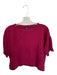 Eileen Fisher Size XS Plum Cotton Blend Short Sleeve Heathered Roll Hem Top Plum / XS