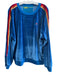 Aviator Nation Size M Blue Polyester & Spandex Velour Stripes Logo Patch Sweater Blue / M