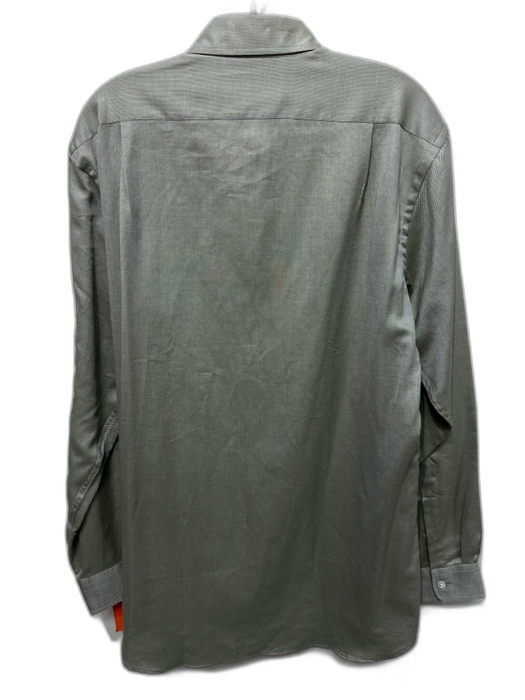 Ralph Lauren Purple NWT Size M Green & White Cotton Men's Long Sleeve Shirt Green & White / M