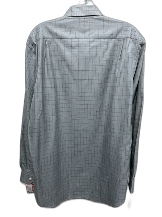 Ralph Lauren Purple NWT Size M Gray & Maroon Cotton Men's Long Sleeve Shirt Gray & Maroon / M