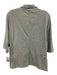 Burberry Brit Size XL Grey Heathered 1/2 Sleeve polo 1/2 Button Top Grey / XL