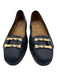 Aerosoles Shoe Size 10 navy & gold Synthetic Gold Buckle Slip On Loafers navy & gold / 10