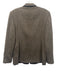 Feraud Size 4 Brown & Black Virgin Wool Blazer Button Straight Leg Pant Set Brown & Black / 4