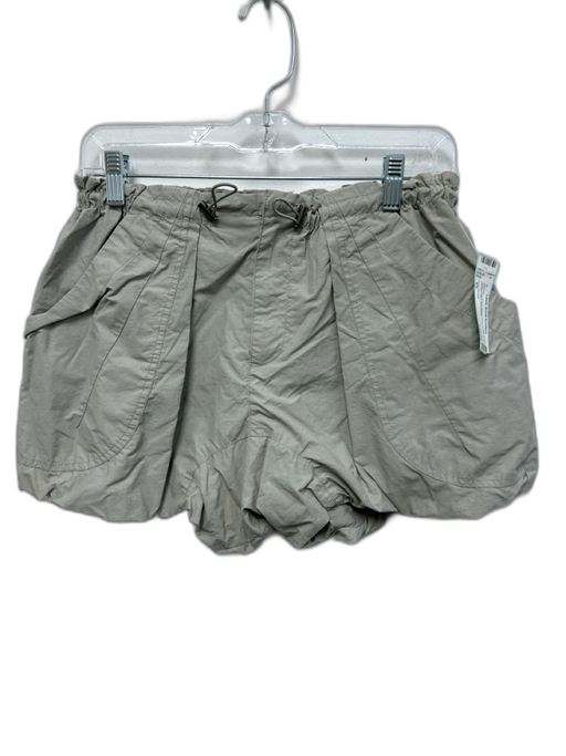 Free People Size XS Gray Polyamide Blend Draw Cord Bubble Hem Shorts Gray / XS