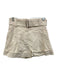A.L.C. Size 4 Cream Linen Blend Pleated Belted High Rise Shorts Cream / 4