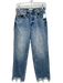 Pistola Size 24 Medium Wash Cotton Distressed Button Fly High Rise Jeans Medium Wash / 24