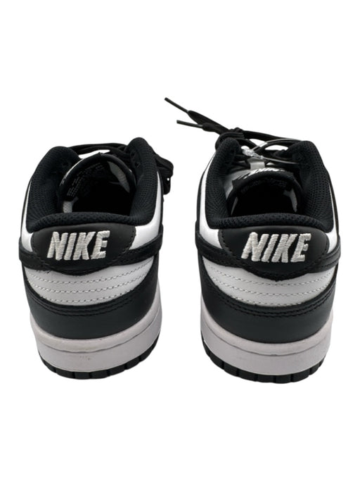 Nike Air Jordan Shoe Size 7 Black & White Leather Upper lace up Low Top Sneakers Black & White / 7