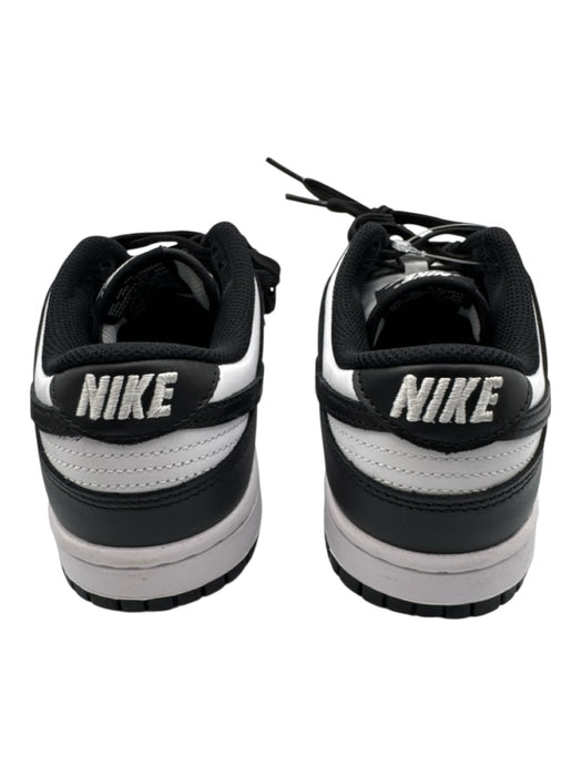 Nike Air Jordan Shoe Size 7 Black & White Leather Upper lace up Low Top Sneakers Black & White / 7