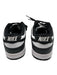 Nike Air Jordan Shoe Size 7 Black & White Leather Upper lace up Low Top Sneakers Black & White / 7
