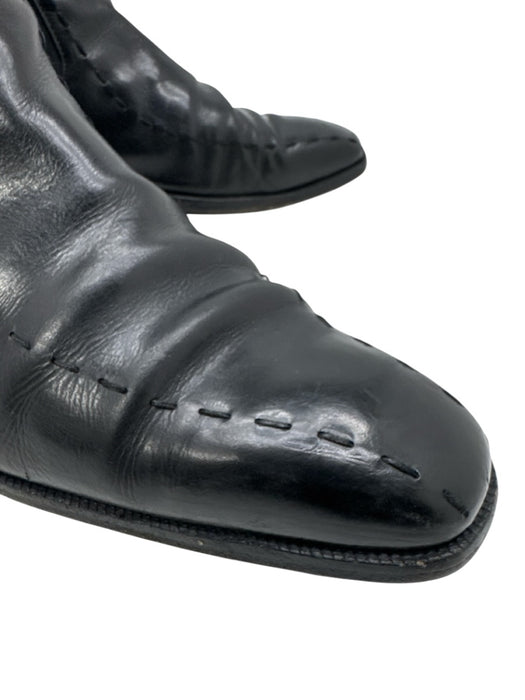 Dolce & Gabbana Shoe Size 7.5 AS IS Black Leather Solid Chelsea Boot Men's Shoes Black / 7.5