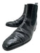 Dolce & Gabbana Shoe Size 7.5 AS IS Black Leather Solid Chelsea Boot Men's Shoes Black / 7.5