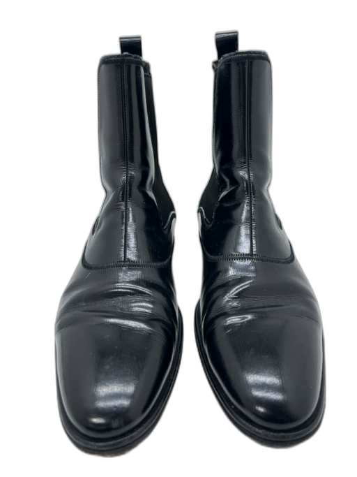 Dolce & Gabbana Shoe Size 7 Black Leather Solid Chelsea Men's Shoes Black / 7
