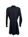 Bella Dahl Size S Black Tencel Long Sleeve Button Down Raw Hem Belted Dress Black / S