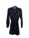 Bella Dahl Size S Black Tencel Long Sleeve Button Down Raw Hem Belted Dress Black / S