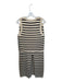 Z Supply Size S Tan & black Cotton Drawstring Striped Sleeveless Maxi Skirt Set Tan & black / S