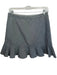 Tibi Size Est S Gray Side Zip Ruffles Mini Skirt Gray / Est S
