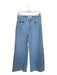 Paige Size 27 Light Wash Cotton Blend High Waist Wide Leg Raw Hem Jeans Light Wash / 27