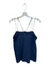 Tibi Size 2 Navy Triacetate Spaghetti Strap Square Neck Top Navy / 2