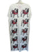 Queen of Sparkles Size M White & Red Cotton Blend Sequins UGA Bulldog Dress White & Red / M