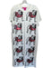 Queen of Sparkles Size M White & Red Cotton Blend Sequins UGA Bulldog Dress White & Red / M