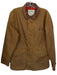 Filson AS IS Brown & Red Coated Canvas full zip Fleece Lining Work Men's Coat Brown & Red / M