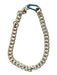 ALLSAINTS Brass & Black Metal Chunky Chain Hinge Necklace Brass & Black