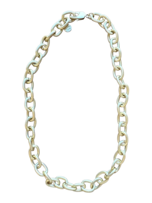 Spartina 449 Gold Metal Chain Chunky Necklace Gold