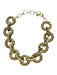 Serefina Brass Metal Chunky Chain Short Adjustable Necklace Brass