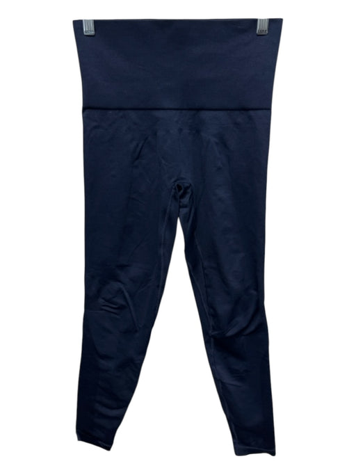 LNDR Size M/L Navy Blue Polyamide Blend Ribbed Knit Ribbed Knit Crop Leggings Navy Blue / M/L