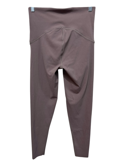 Spanx Size M Taupe Brown Nylon Blend High Rise Waistband Pocket Leggings Taupe Brown / M