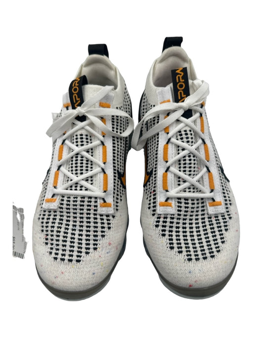Nike Shoe Size 8 White, Black, Yellow Knit Laces Sneakers White, Black, Yellow / 8