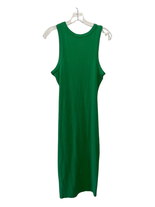 Lulus Size XL Green Cotton & Spandex Sleeveless Ribbed Maxi Dress Green / XL