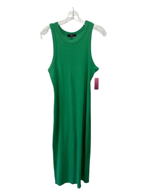 Lulus Size XL Green Cotton & Spandex Sleeveless Ribbed Maxi Dress Green / XL