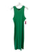 Lulus Size XL Green Cotton & Spandex Sleeveless Ribbed Maxi Dress Green / XL