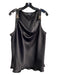 Nicole Miller Size XL Black Polyester Gold hardware Shinny Drape Sleeveless Top Black / XL