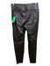A.L.C. Size 4 Brown PU Leather & Viscose Zip Ankles Pants Brown / 4
