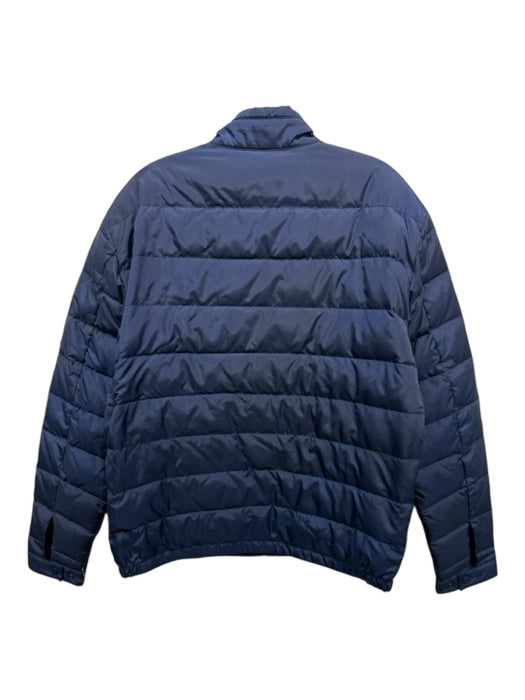 Vince Size L Navy Synthetic Puffer Zip UP Men's Jacket Navy / L