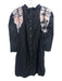 Sea New York Size 2 Black, Pink, White Cotton Long Sleeve Tie Dye Detail Dress Black, Pink, White / 2
