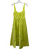 Rhode Size 2 Neon Yellow Cotton Sleeveless Back Zip Dress Neon Yellow / 2