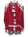 Hemant & Nandita Size S Red, White, Multi Cotton Embroidered Stitch Detail Dress Red, White, Multi / S