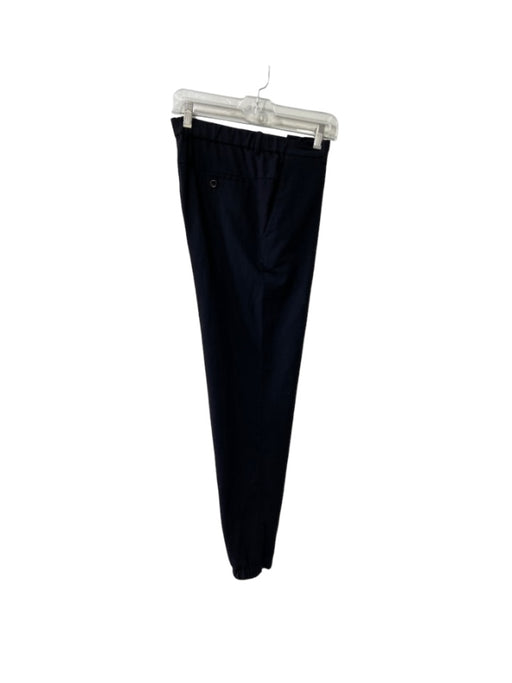 Vince Size 32 Black Wool Blend Solid Zip Fly Men's Pants 32