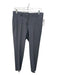 Theory Size 4 Gray Wool Hook & Zip Mid Rise Tapered Trouser Pants Gray / 4