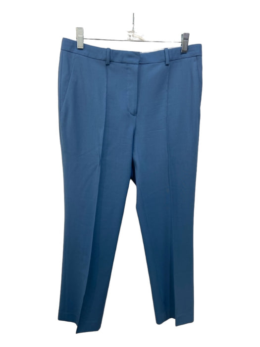 Theory Size 4 Cornflower Blue Virgin Wool Trouser hook & zip Tapered Pants Cornflower Blue / 4