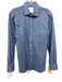 Billy Reid Size 15.5 Blue Cotton Solid Button Up front pocket Long Sleeve Shirt Blue / 15.5