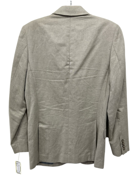 Jack Spade Beige Cotton 2 Button Men's Blazer Beige / 36