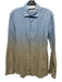 J. Lindeberg Size S Blue & Brown Linen Gradient Button Down Long Sleeve Shirt Blue & Brown / S
