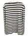 Alexander Wang Size XXS Blue & White Cotton Striped T shirt Long Sleeve Shirt Blue & White / XXS