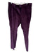 Phineas Cole Size 32 Purple Corduroy Trouser Men's Pants 32