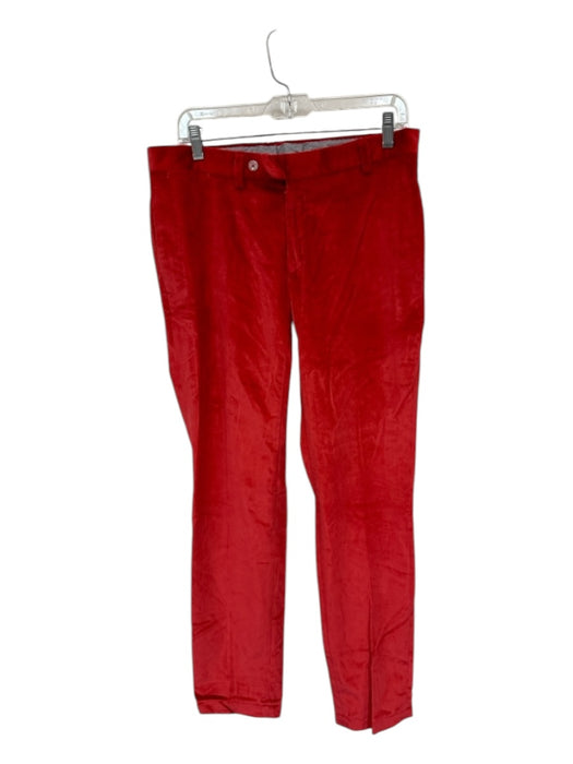 Phineas Cole NWT Size 34 Red Velvet Trouser Men's Pants 34